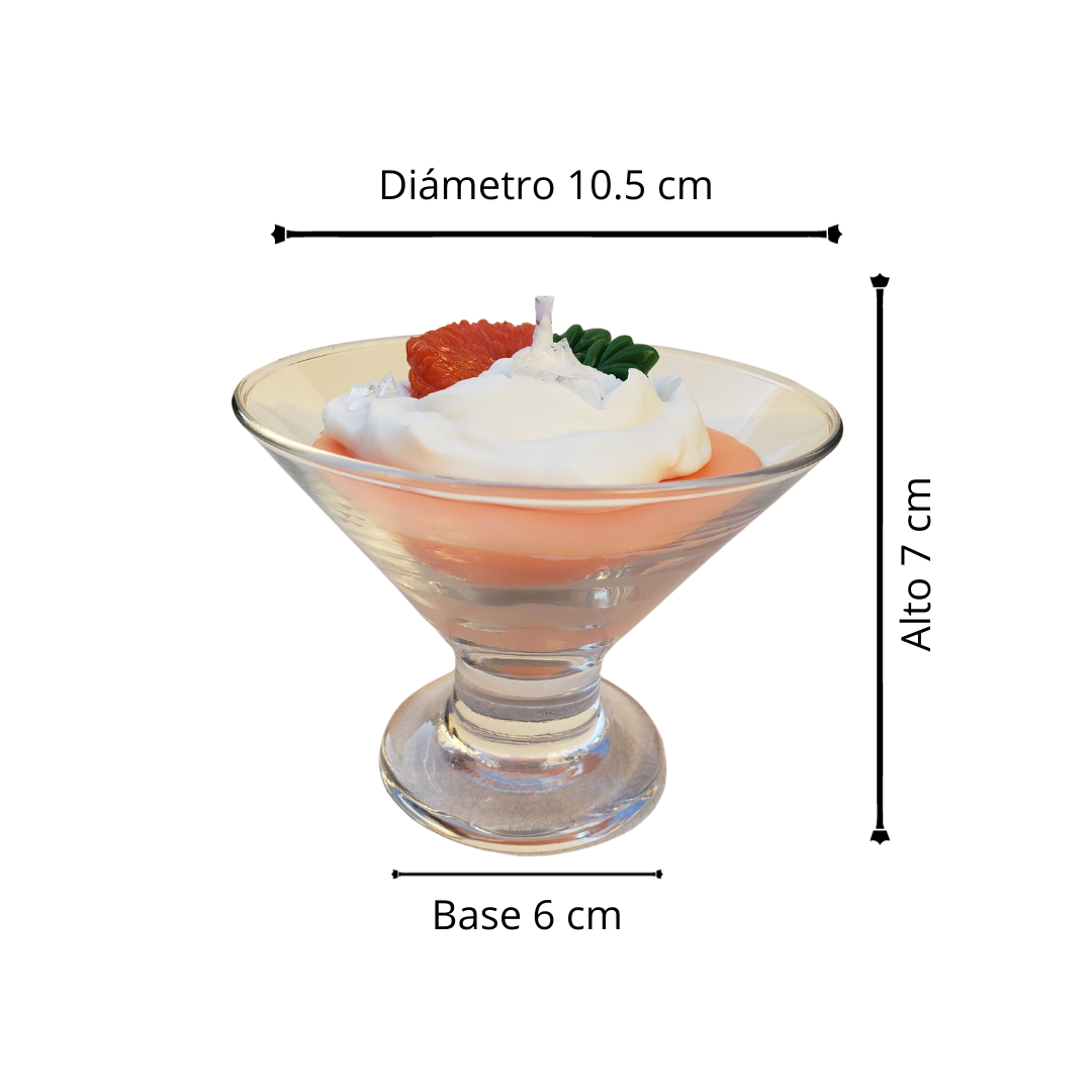 VELA DE COPA DE POSTRE