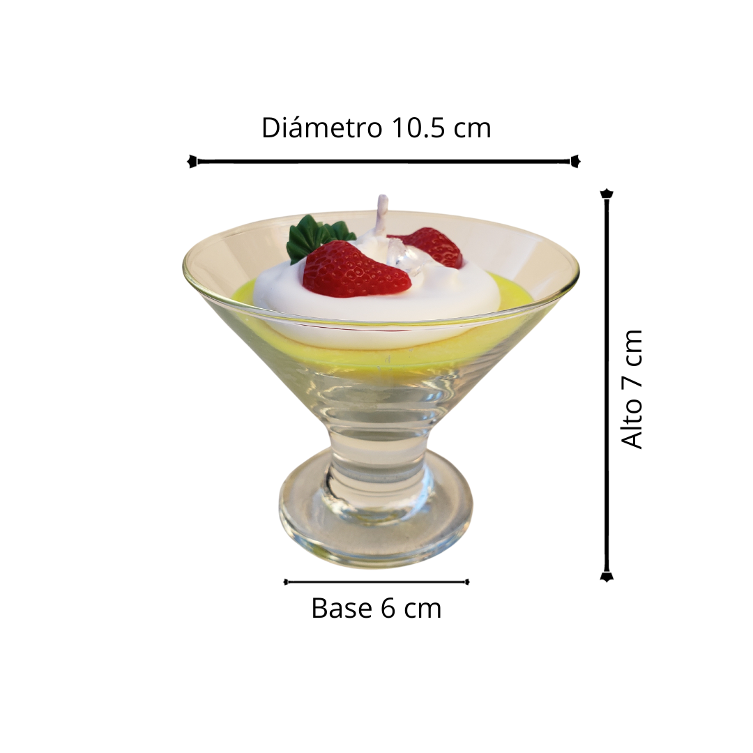 VELA DE COPA DE POSTRE
